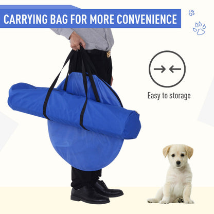 Large Agility Dog Obstacle Course With Carry Bag by Pawhut