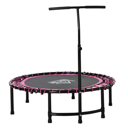 Trampoline Outdoor Bouncer Jumper 3-Level Adjustable Handle Adult Kid -Pink