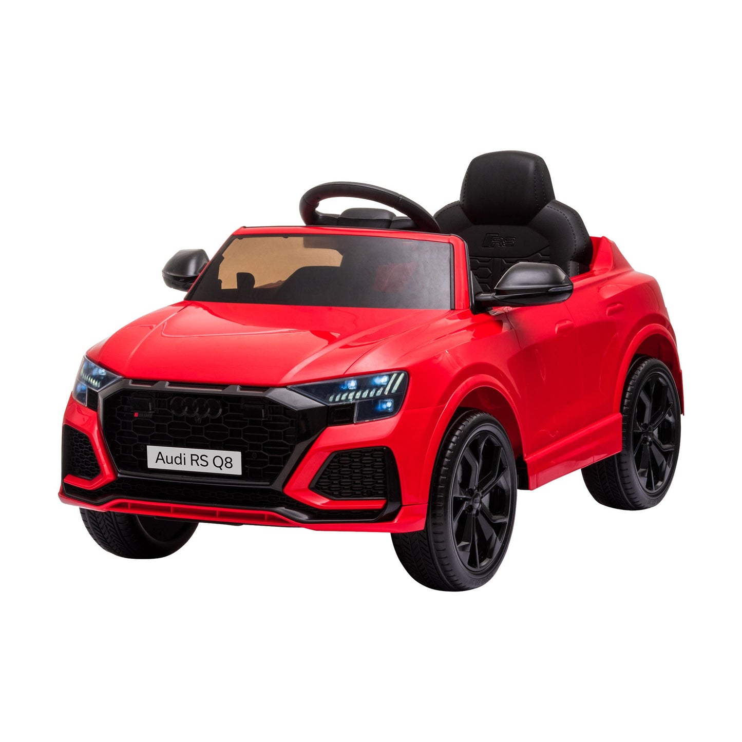 Audi RS Q8 6V Kids Electric Ride On Car Toy w/ Remote USB MP3 Bluetooth Red