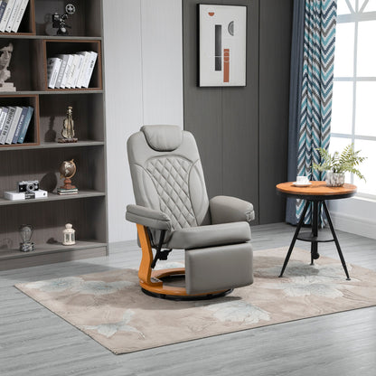 PU Recliner Chair with Footrest