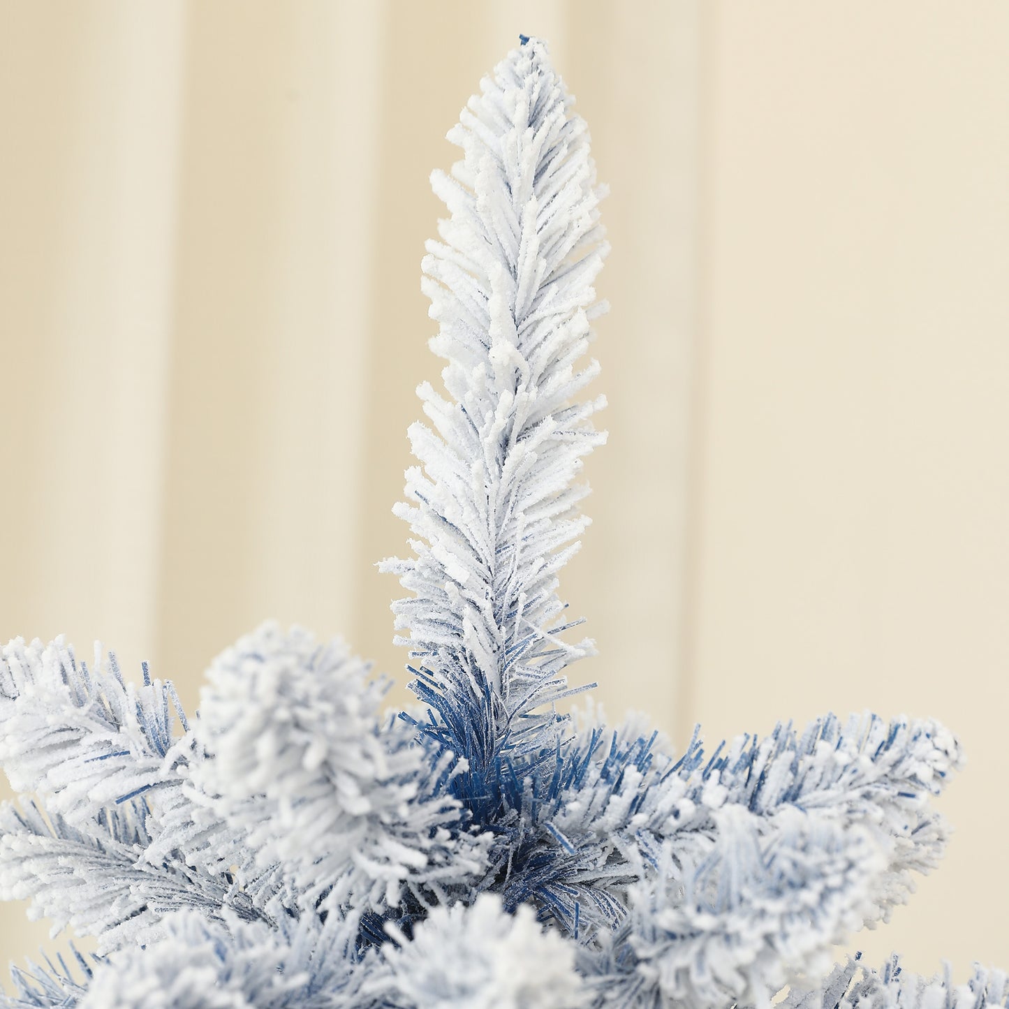 5ft Christmas Tree Artificial - White Frosted Green  450 Tips