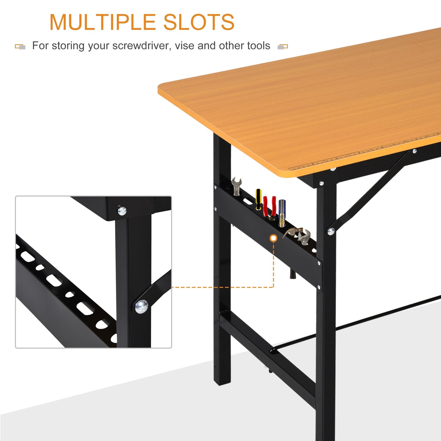 Workbench Garage DIY Work Tools Bench Station Heavy Duty Bench Shed Warehouse