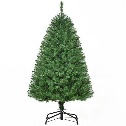 4FT Prelit Artificial Christmas Tree with Warm White LED Light Holiday Home Decoration