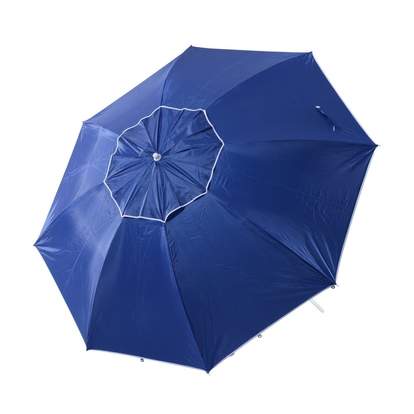 UV Protection Fishing Beach Umbrella Brolly Shelter /w Side Panel Tent Blue