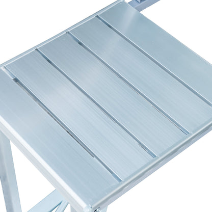 Outsunny Aluminum Portable Picnic Table Chair Set