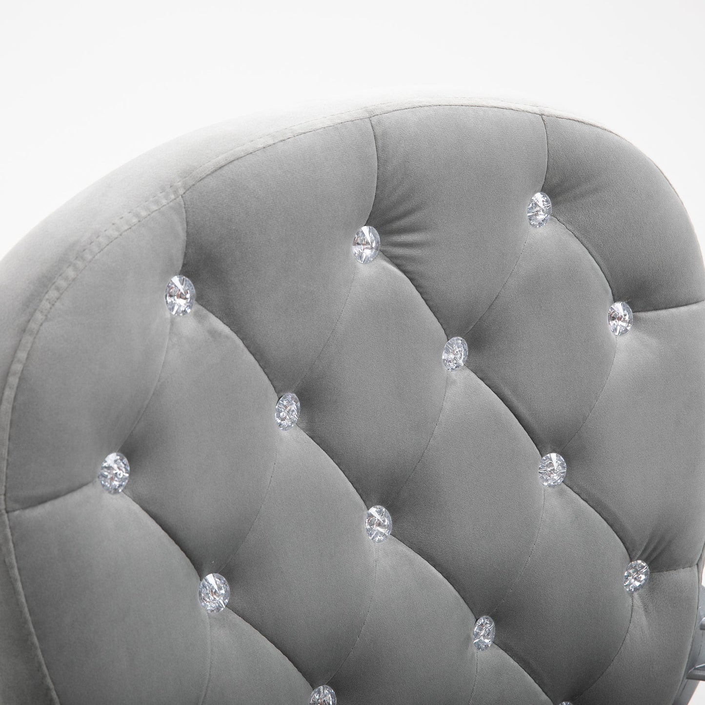 Vinsetto Office Chair with Diamond Tufted Velour