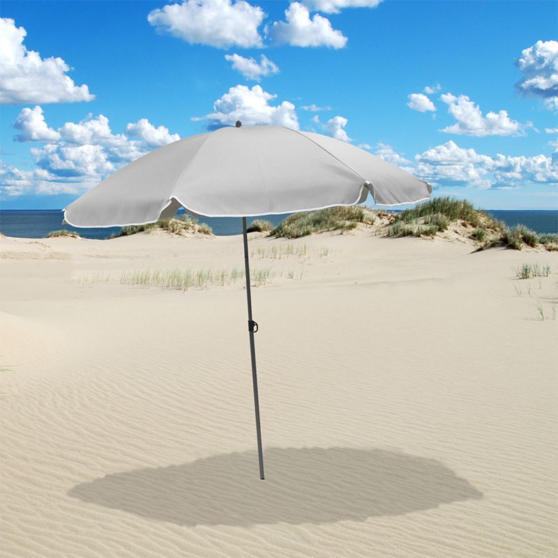 Light Grey Beach Parasol