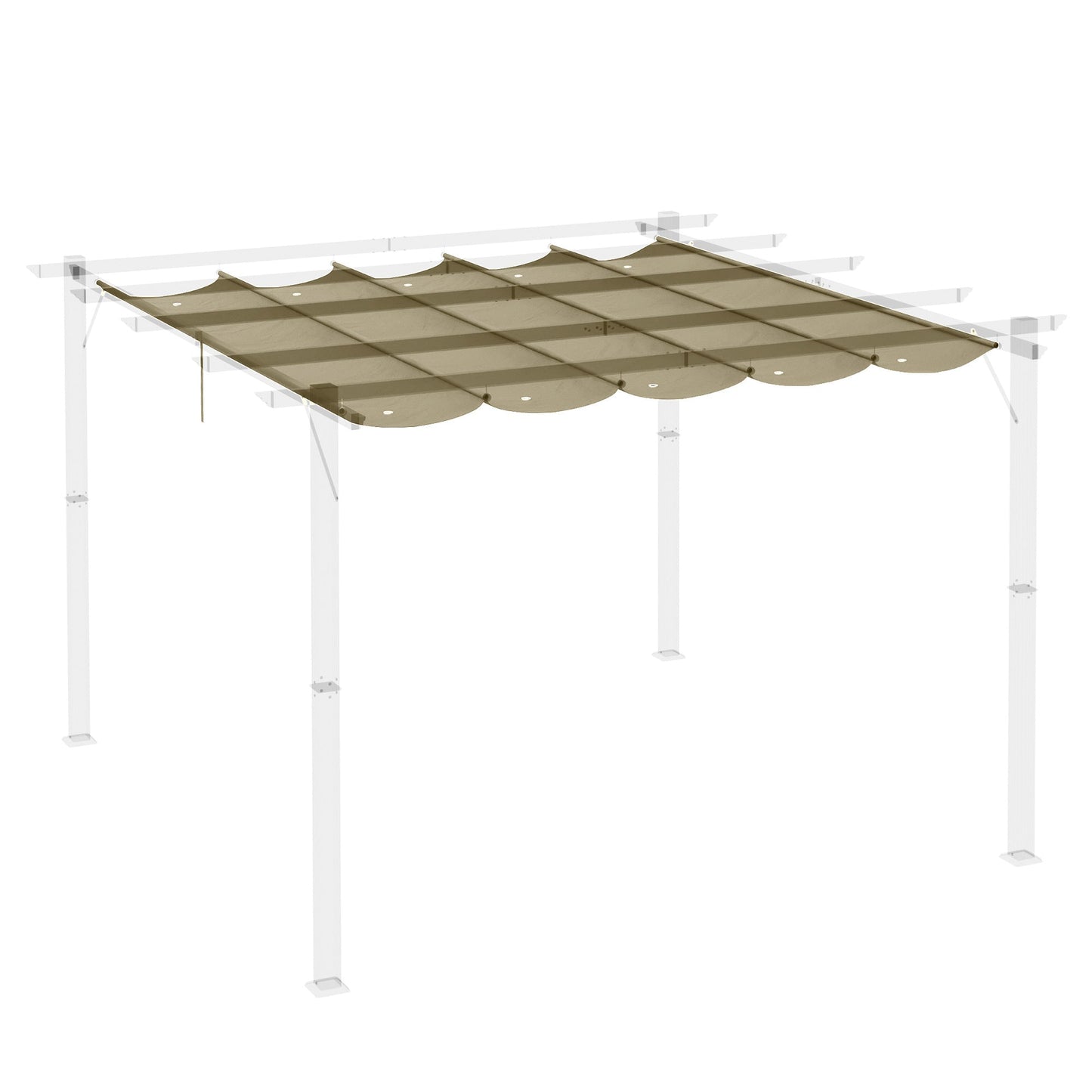 Retractable Pergola Shade Cover