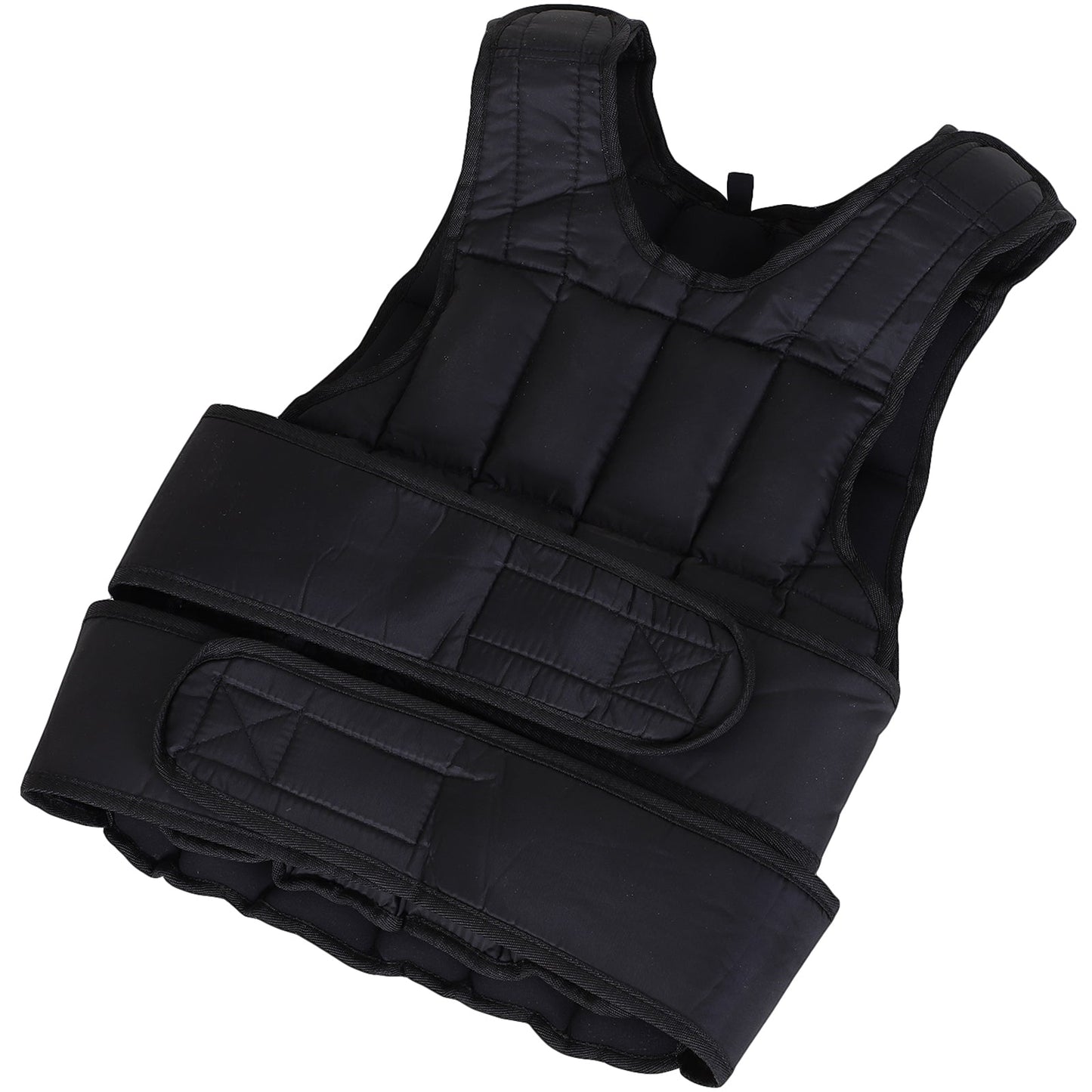 15kg Adjustable Metal Sand Weight Vest Black