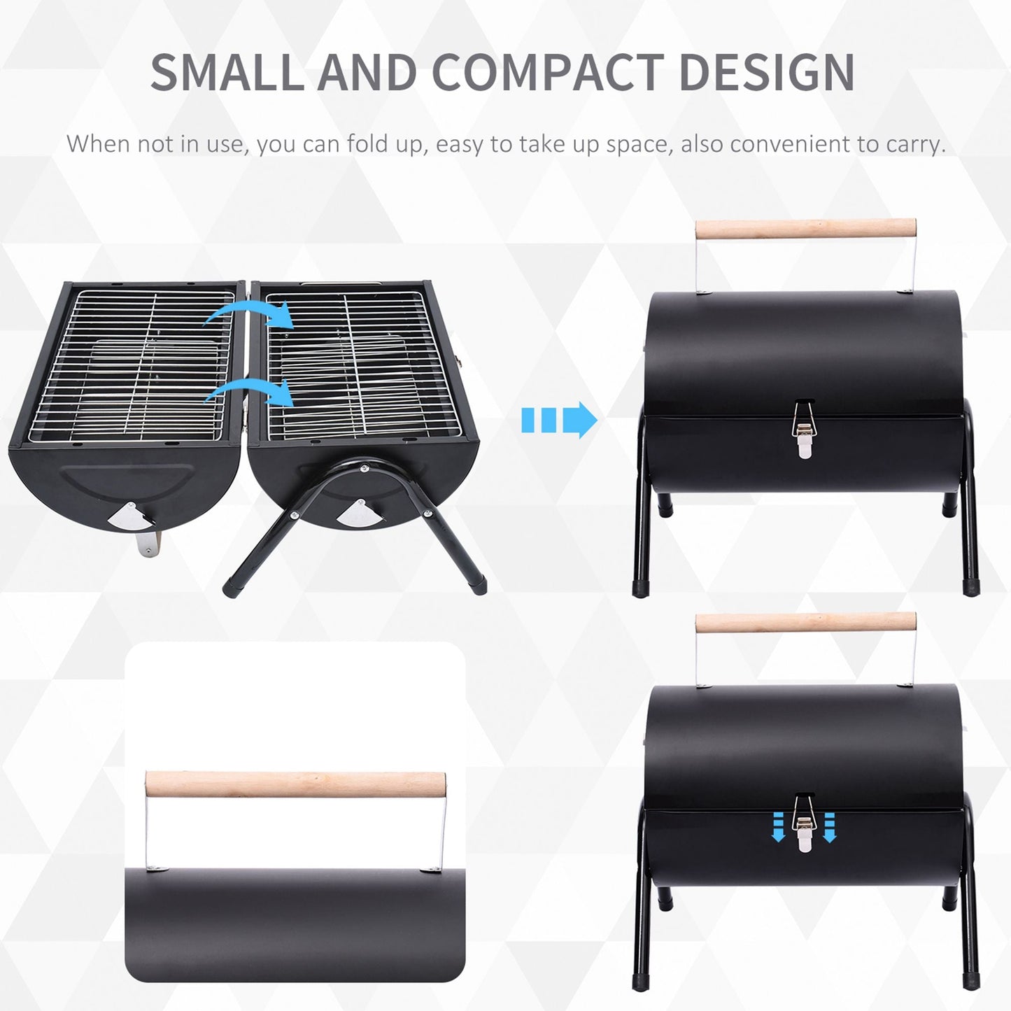 Portable Charcoal BBQ Grill