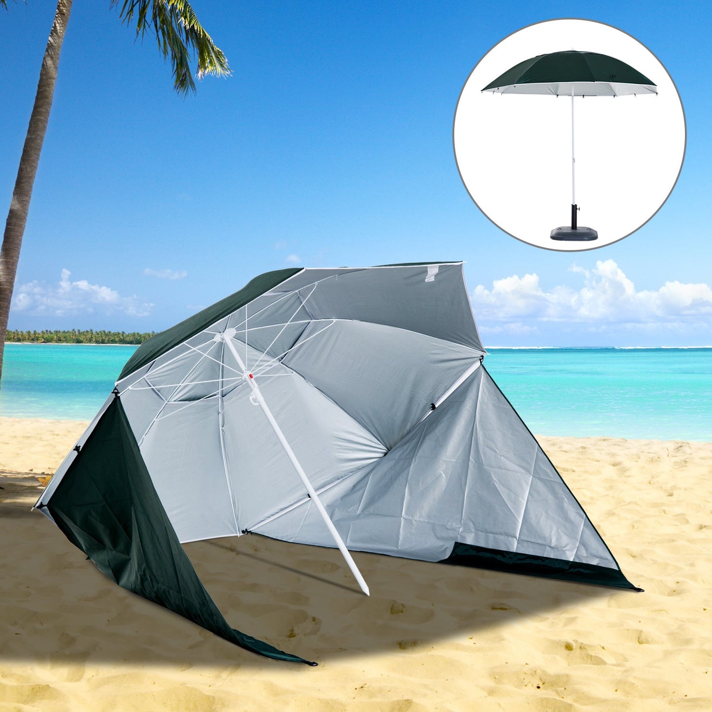 All-Weather Beach Umbrella Shelteneer