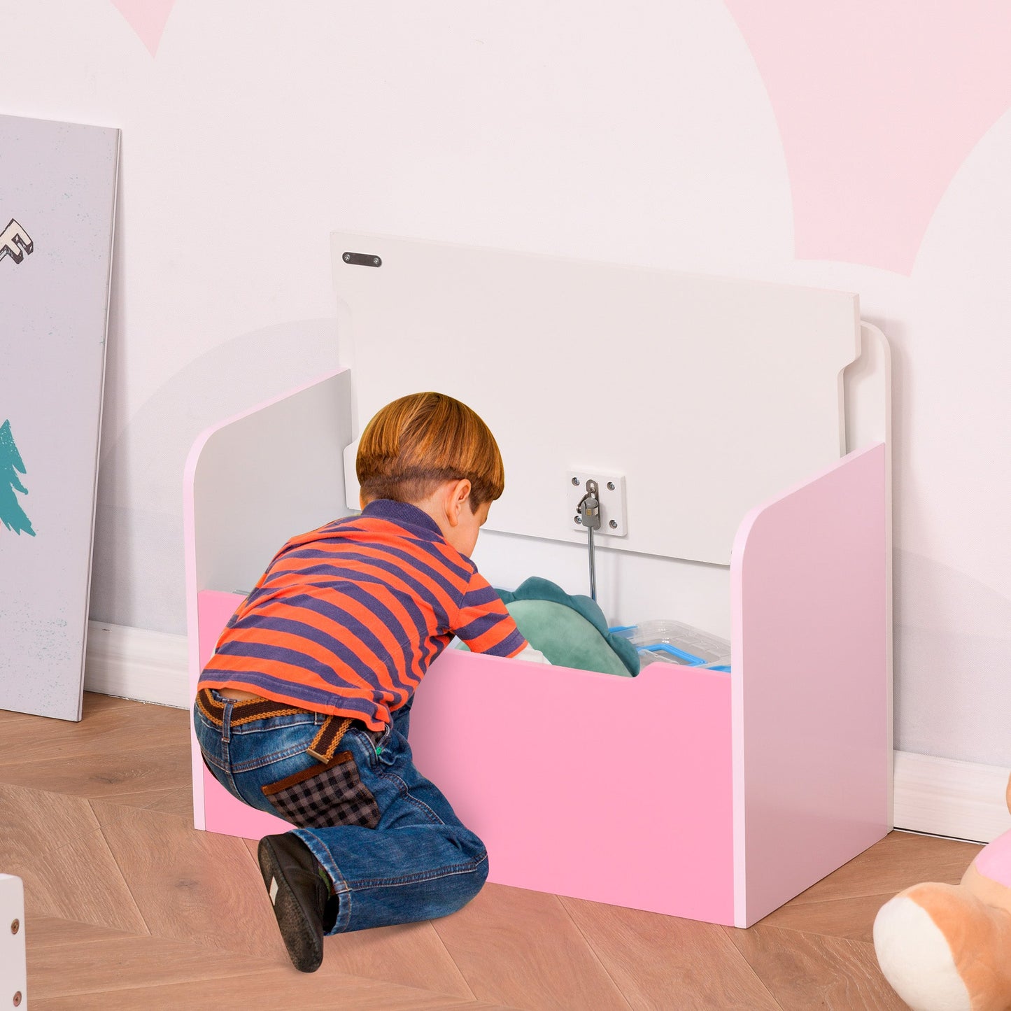 Kids Two-In-One Storage Box and Seat