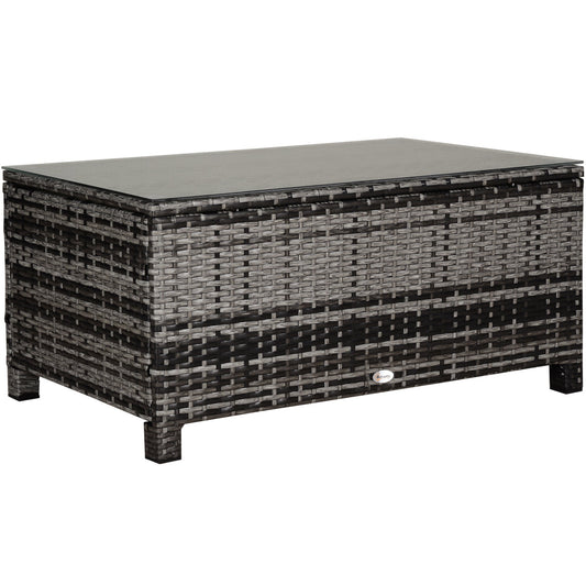 PE Rattan Garden Coffee Table