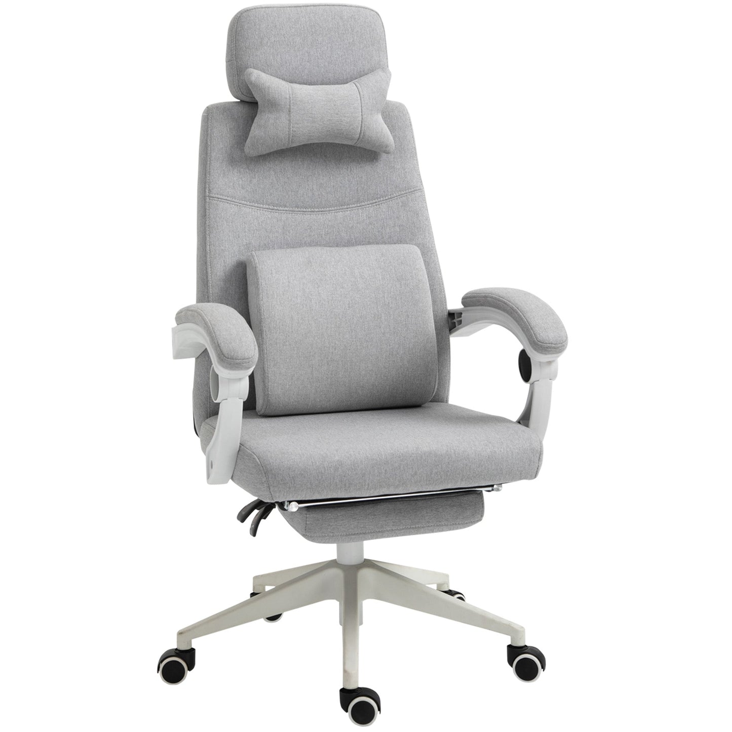 Vinsetto High Back Home Office Chair with Footrest