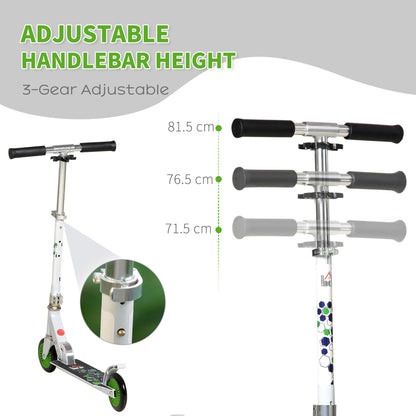 Scooter for Kids Height Adjustable One-Click Foldable Kick Scooter with Brake