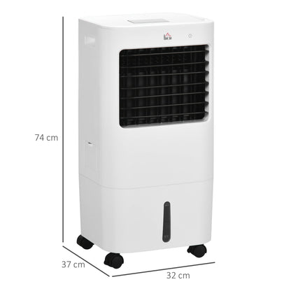 15L Multifunction Three Speed Air Cooler With Remote Control White