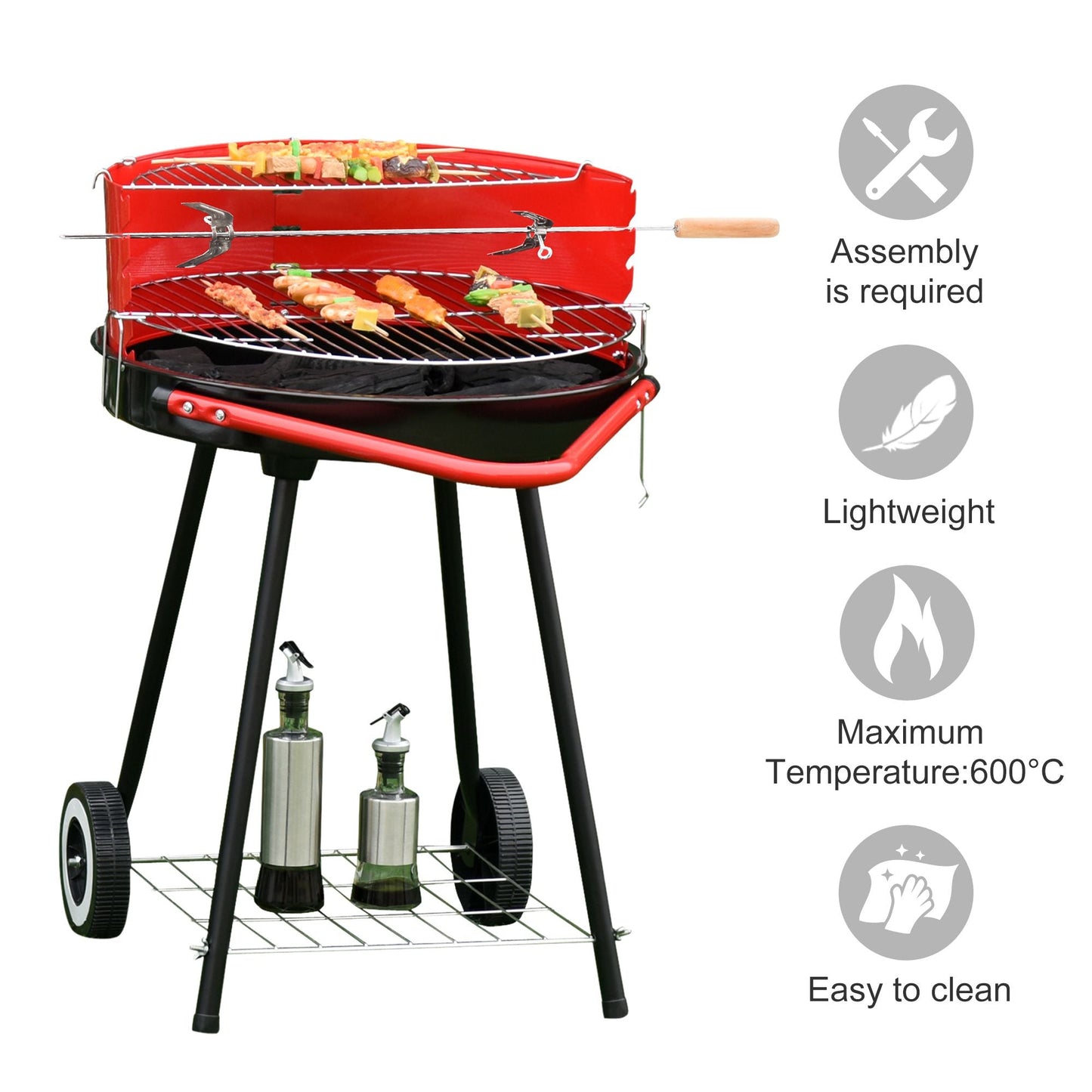 Charcoal Outdoor Barbecue Grill