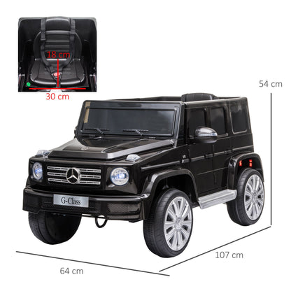 Mercedes Benz G500 12V Kids Electric Ride On Car Toy w/ Remote Control