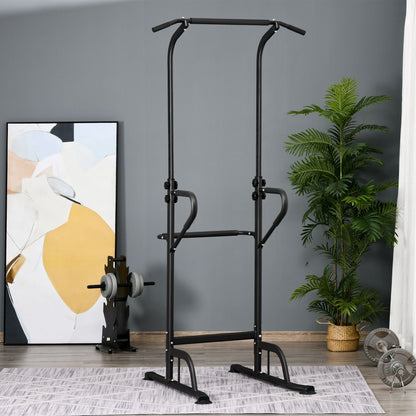 Pull Up Bar Multi-Function Height Adjustable Power Tower Dip Station Equipment