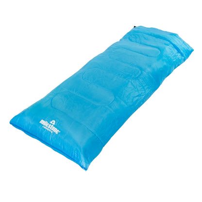 Two Season Sleeping Bag Single Envelope Blue And Grey