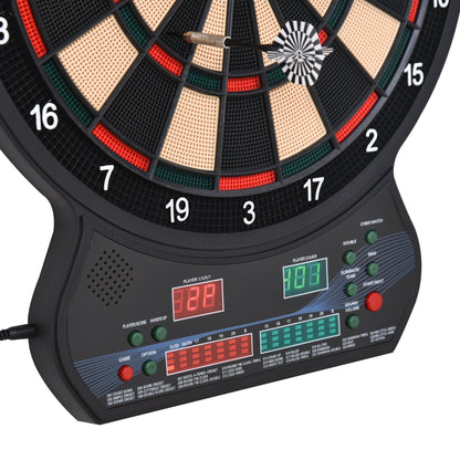 Plastic LED Electronic Dartboard w/ 12 Darts