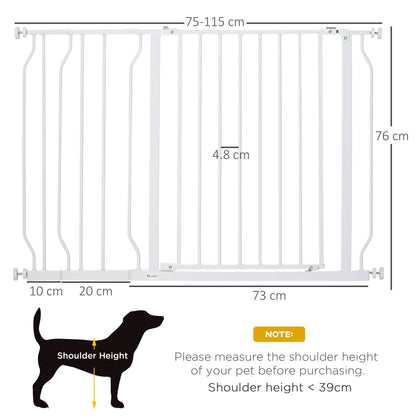 PawHut Wide Dog Safety Gate