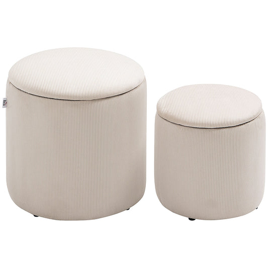 Modern Storage Ottoman with Removable Lid