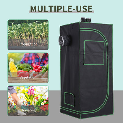 Hydroponic Plant Grow Tent W/ Window Tool Bag