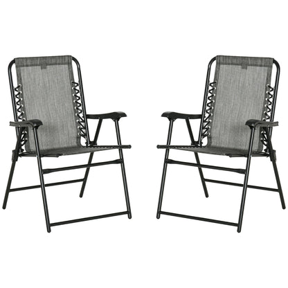 2-Pieces Patio Folding Chair Set