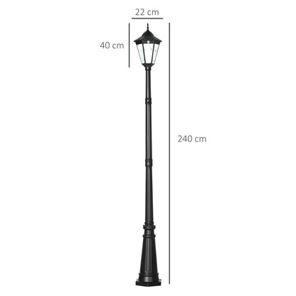 2.4 m Garden Lamp Post Light