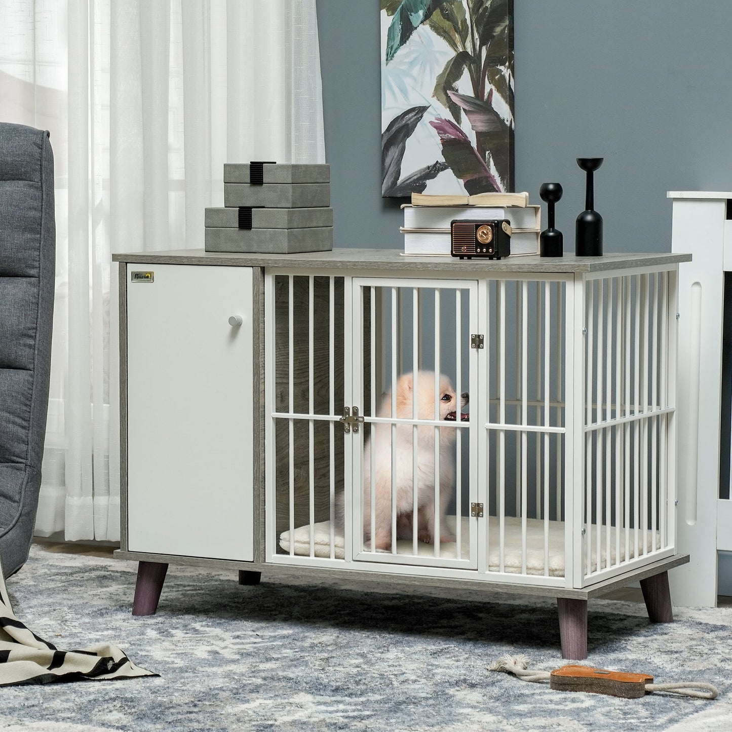 PawHut Dog Crate Furniture