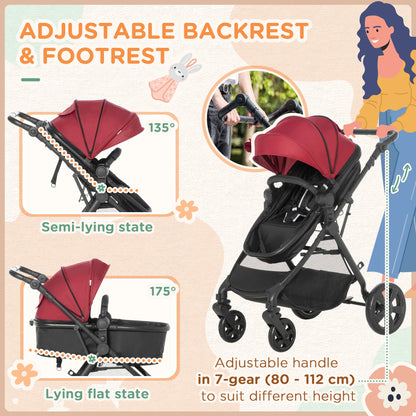 2 in 1 Lightweight Pushchair w/ Reversible Seat