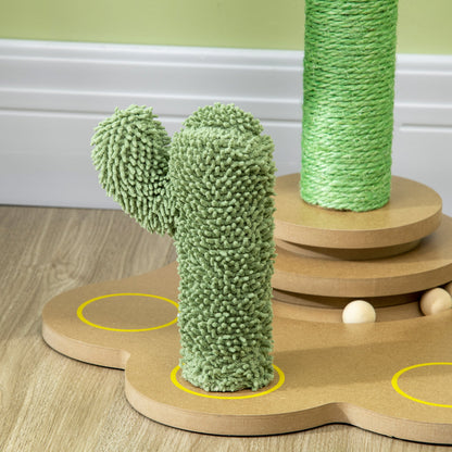 PawHut 60cm Chenille Cat Tree