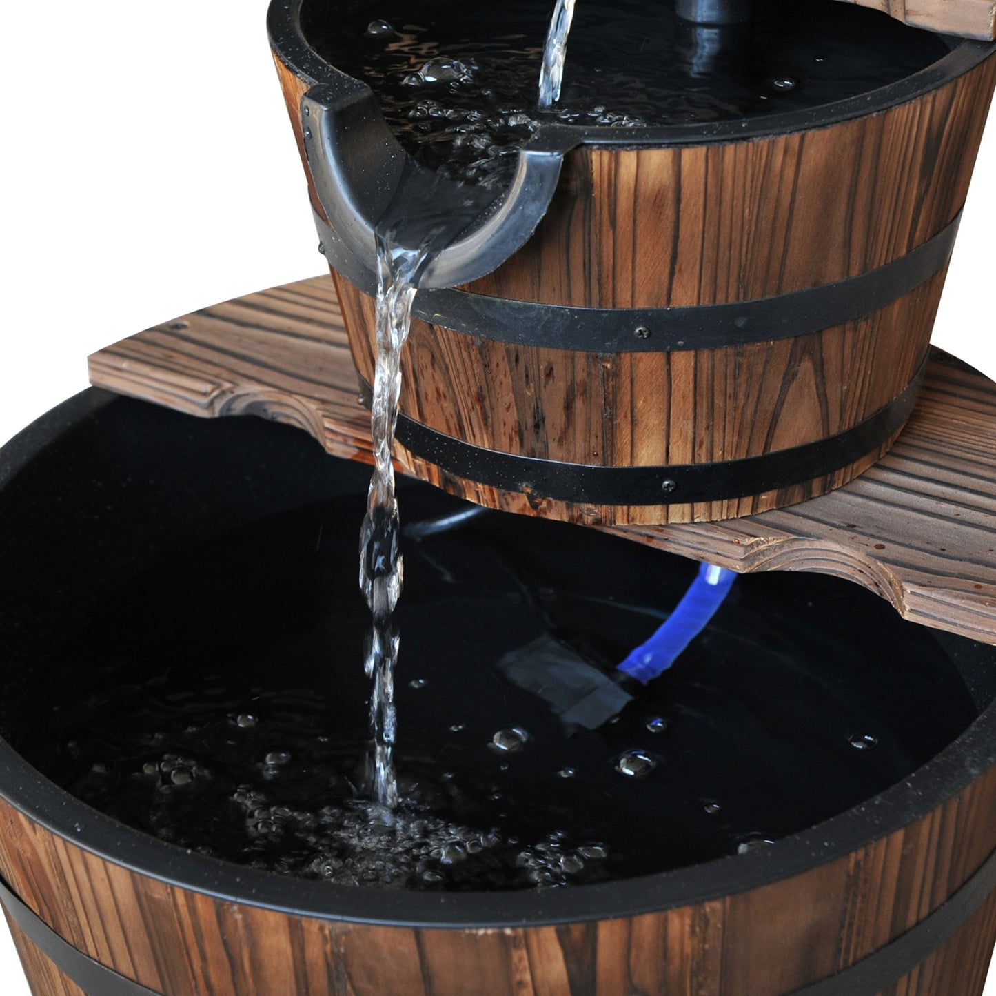 Wooden Water Pump Fountain