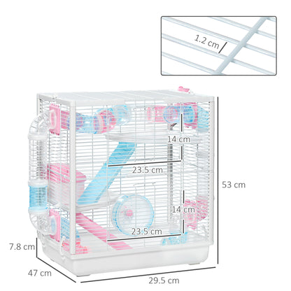 PawHut Hamster Cage for Small Rodents