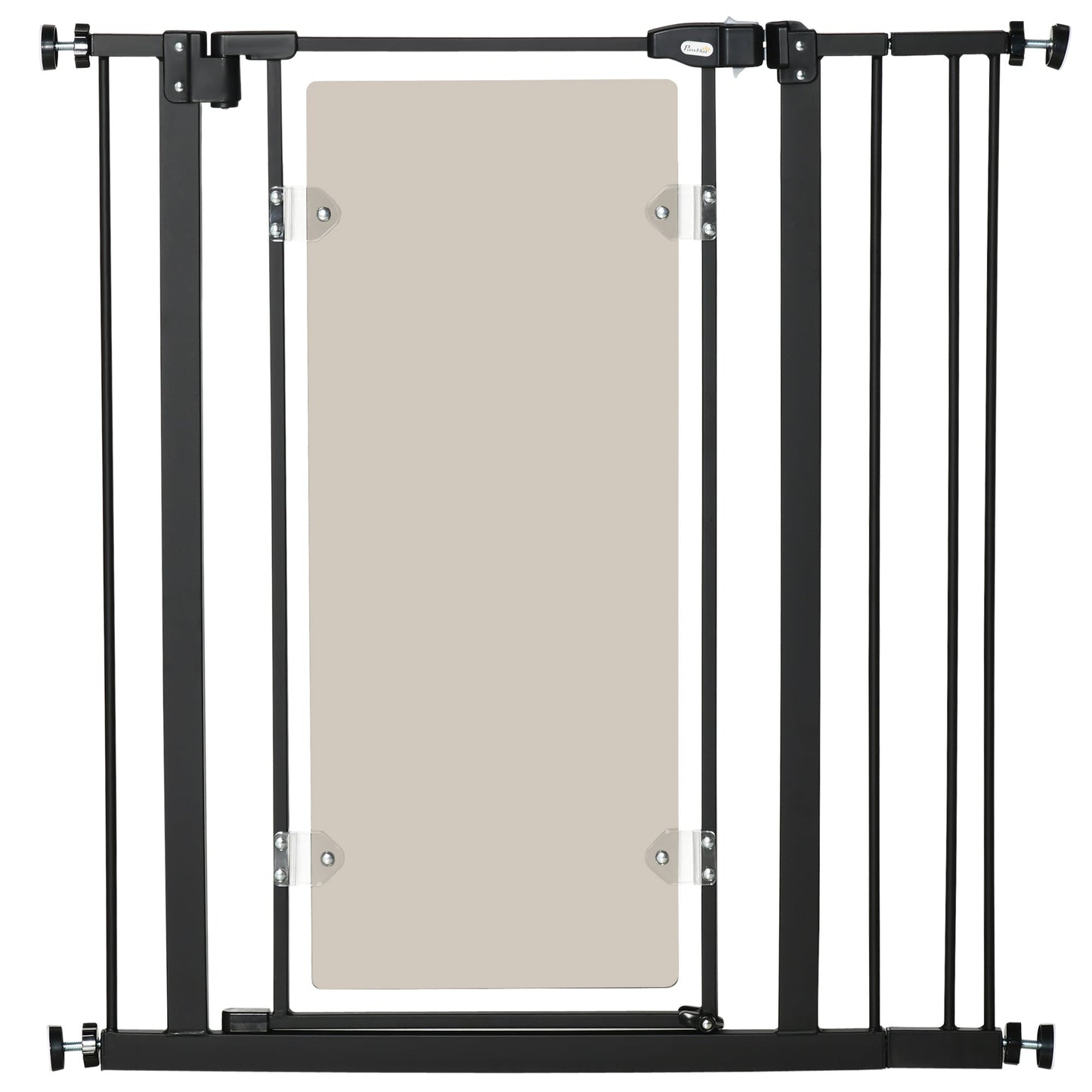 PawHut Pressure Fit Safety Gate for Doorways and Staircases