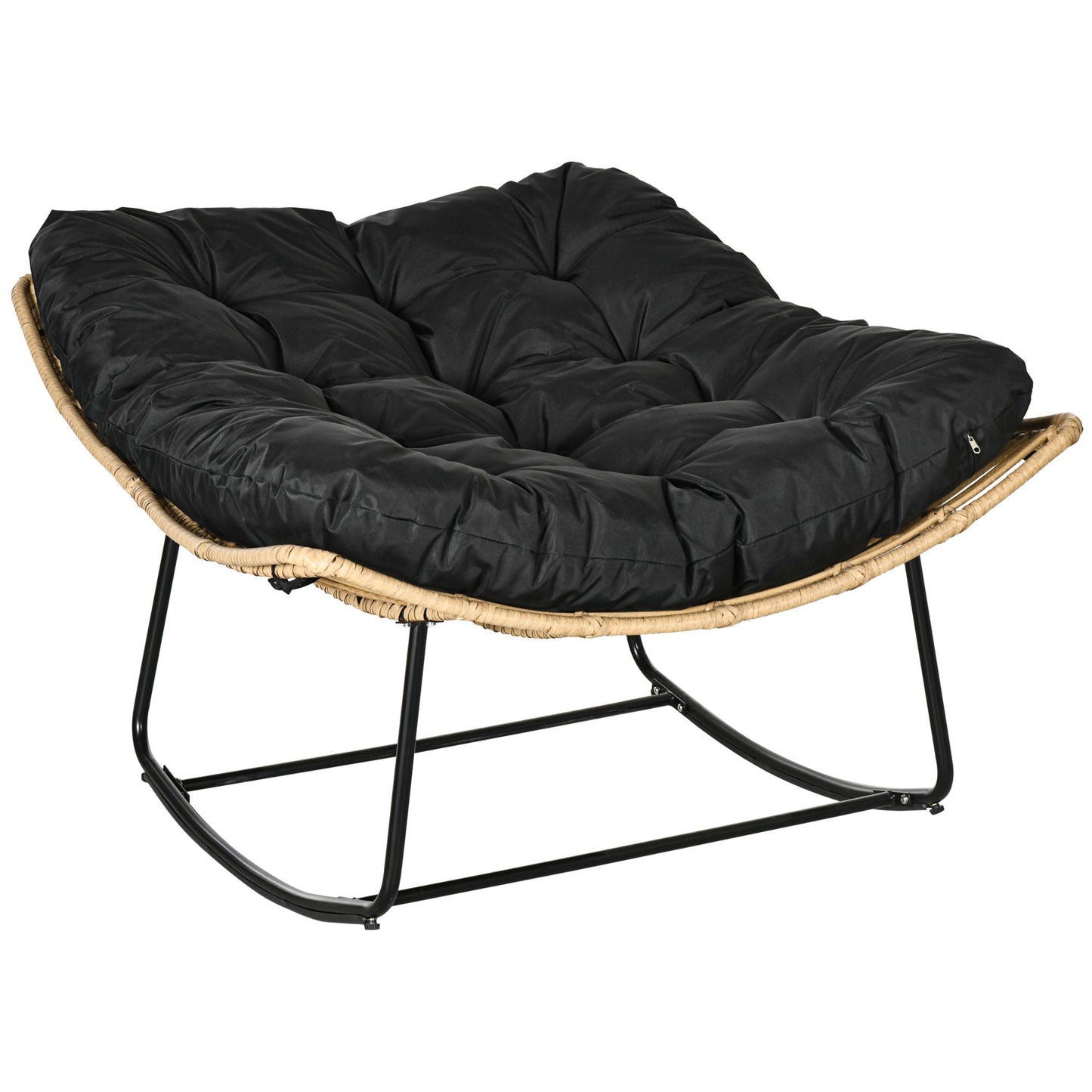 Outdoor PE Rattan Rocking Chair