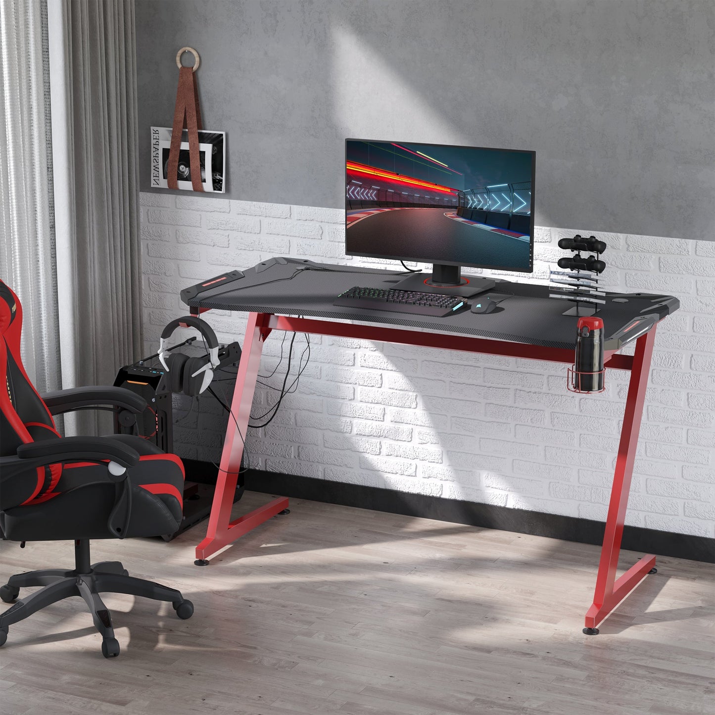 142 x 66 cm Gaming Desk