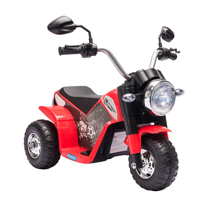 Kids 6V Electric Motorcycle Ride-On Toy Battery 18 - 36 Months Red