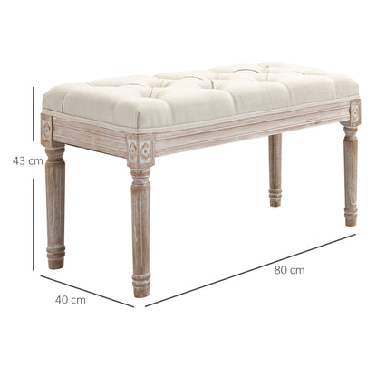 Bed End Stool Accent Bench