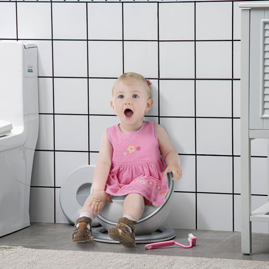 Kids Potty Training Toilet with Brush