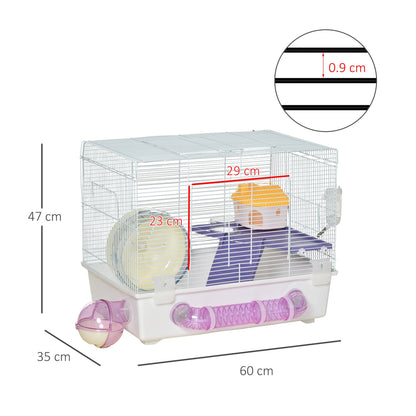 PawHut Multi-storey Hamster Cage