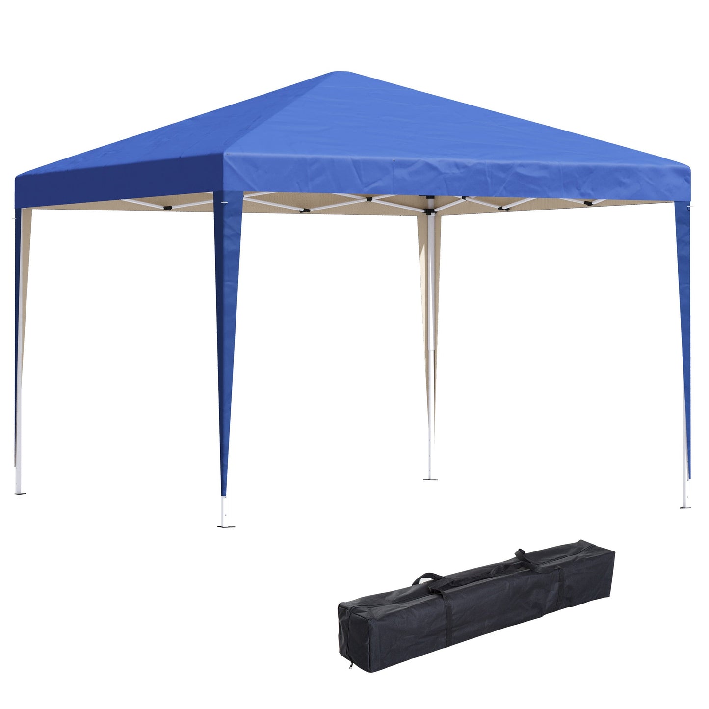 3 x 3 meter Garden Heavy Duty Pop Up Gazebo Marquee Party Tent Folding Wedding Canopy-Blue