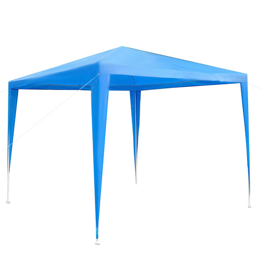 2.7m x 2.7m Garden Gazebo Marquee Party Tent Wedding Canopy OutdoorBlue