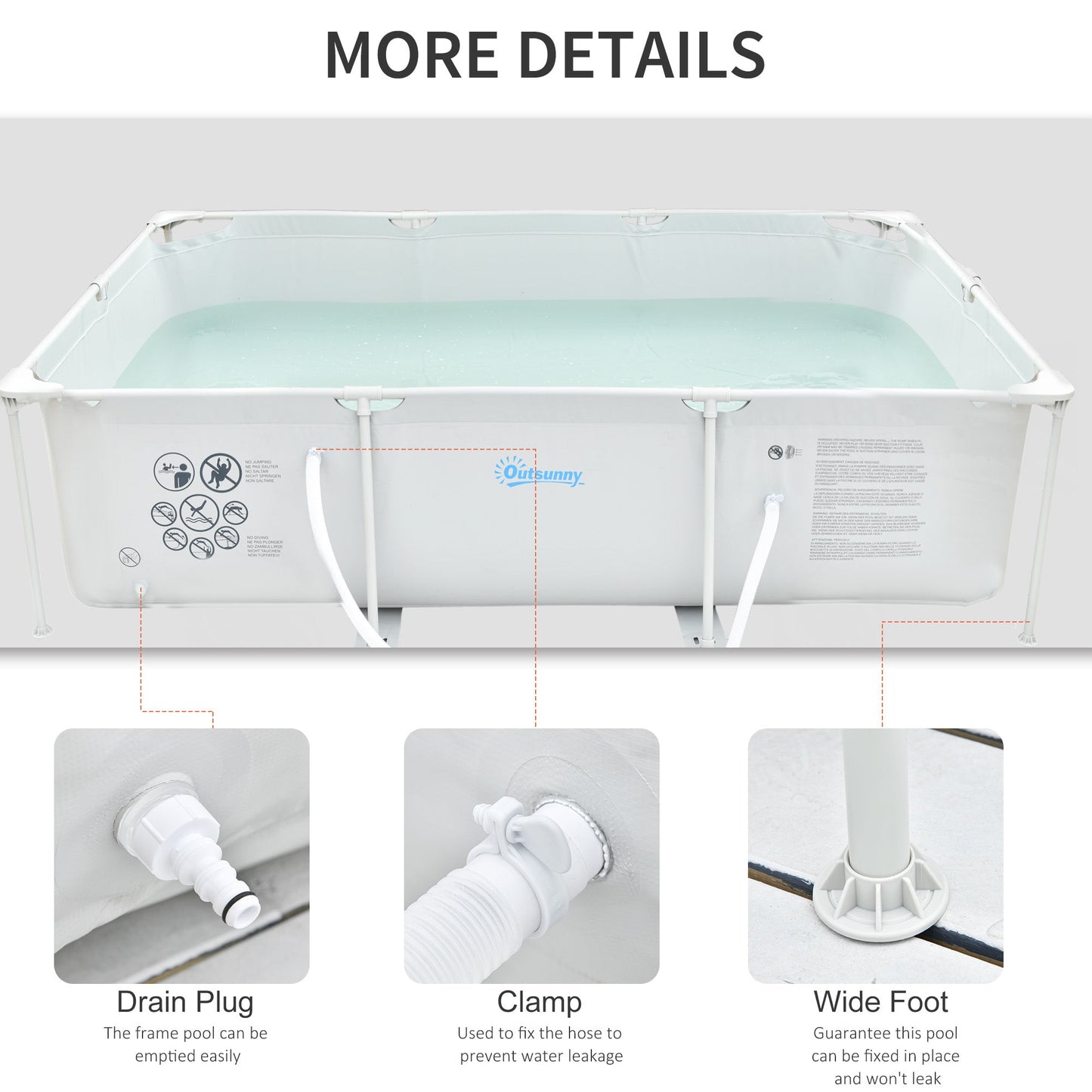 Steel Frame Pool with Filter Pump