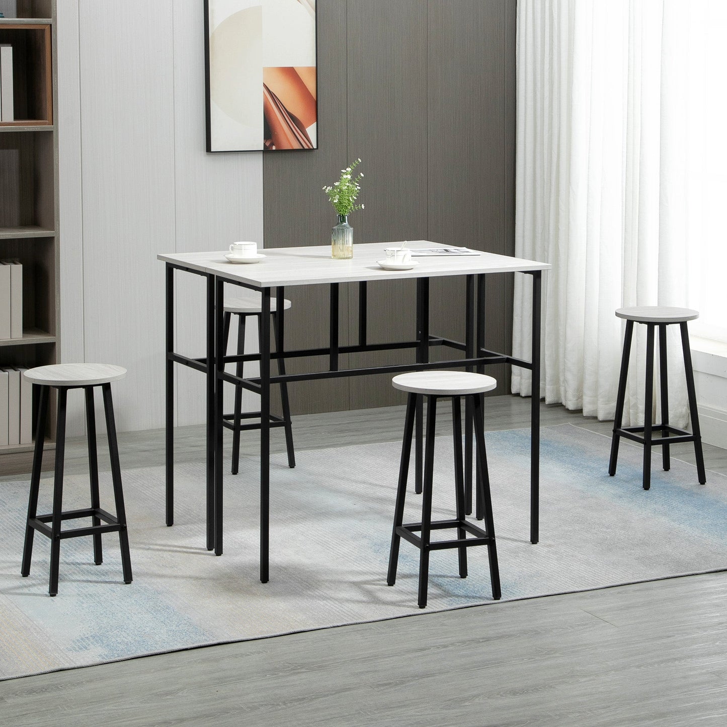 6-Piece Bar Table Set