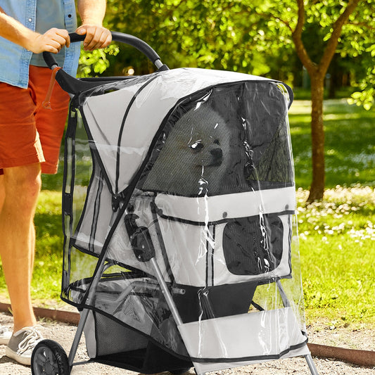 PawHut Dog Stroller Rain Cover