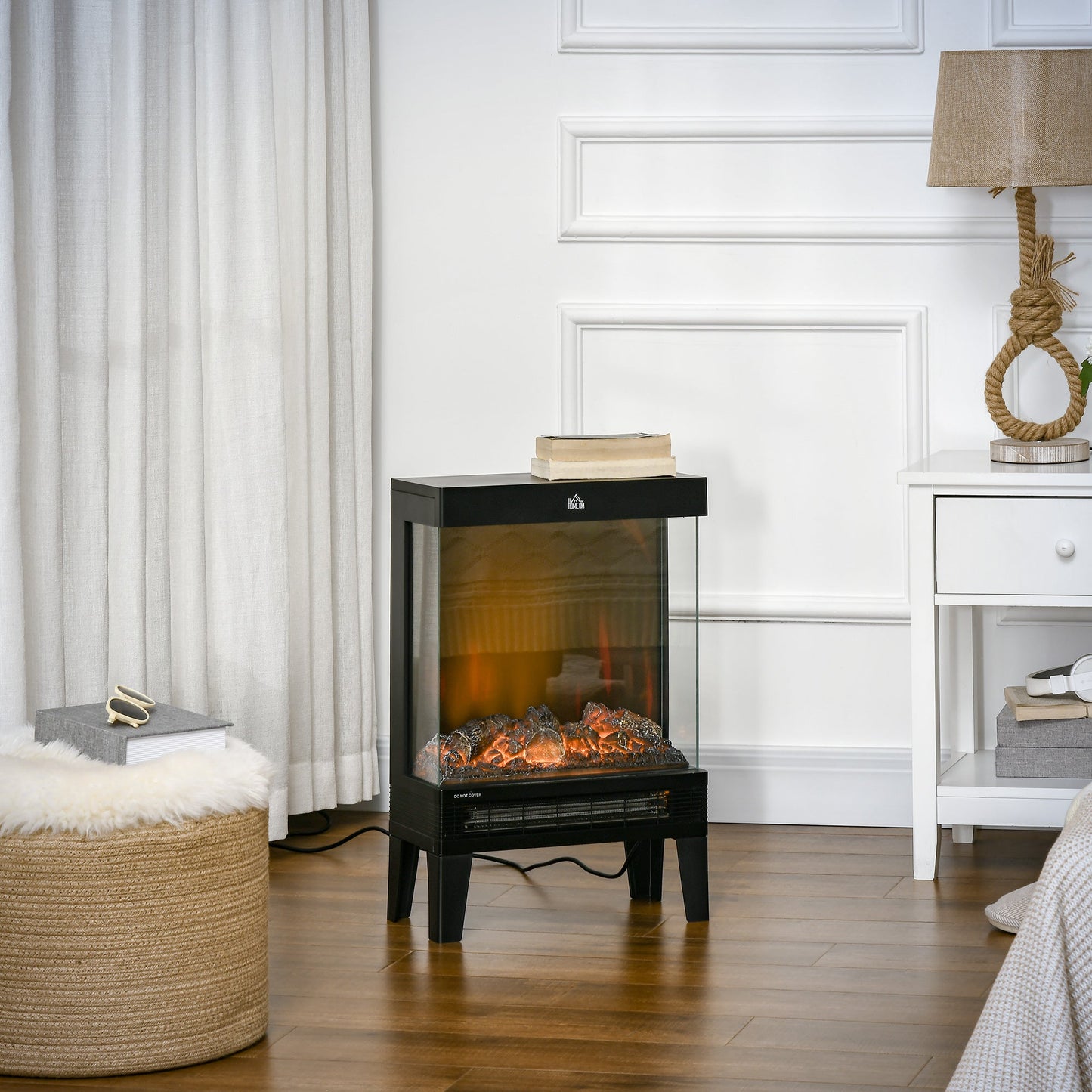 180° Charming Electric Fireplace Heater