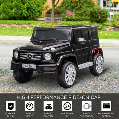 Mercedes Benz G500 12V Kids Electric Ride On Car Toy w/ Remote Control