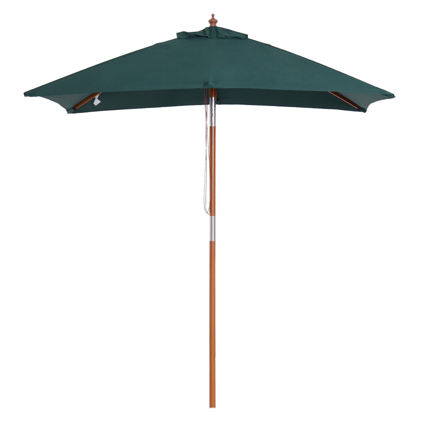 2m x 1.5m Garden Parasol Umbrella with Tilting Sunshade Canopy